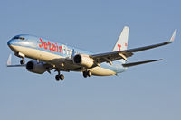 OO-VAC @ EBBR - Local resident, ex-Sobelair, flying back home. Short final rwy 02. - by Philippe Bleus