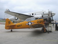 N89014 @ CMA - 1943 North American SNJ-5, P&W R-1340 600 Hp, cowl off-maintenance - by Doug Robertson