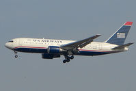 N255AY @ EGLL - US Air B767 on approach to London Heathrow