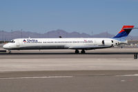 N910DN @ KLAS - Delta Airlines / 1995 McDonnell Douglas MD-90-30