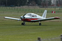 G-BAFU @ EGTH - 3. G-BAFU arriving at Shuttleworth (Old Warden) Aerodrome.