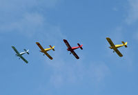 G-APVZ @ EGKH - All four together - A turbulence of turbulents! - by Martin Browne