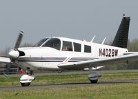 N4028W @ DTN - On taxiway Foxtrot heading for runway 14 at the Shreveport Downtown airport. - by paulp