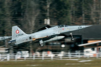 J-3038 @ LSMM - Freshly painted fin and gun compartment: the Austrian leased Tigers are back in Swiss service.