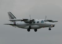 N118P @ DTN - About to touch down on runway 14 at the Shreveport Downtown airport. - by paulp