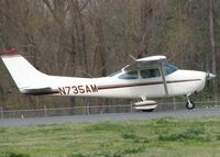 N735AM @ DTN - About to lift off from 14 at the Shreveport Downtown airport. - by paulp