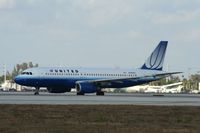 N469UA @ KMIA - Airbus 320