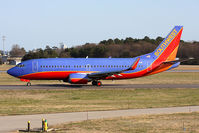 N371SW @ ORF - Southwest Airlines N371SW (FLT SWA595) taxiing to RWY 23 for departure to Orlando Int'l (KMCO).