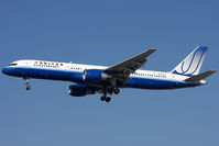 N583UA @ LAX - United Airlines N583UA (FLT UAL109) from Chicago O'Hare Int'l (KORD) on short-final to RWY 25L.