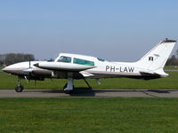 PH-LAW @ EHTE - Cessna T310R PH-LAW Slagboom & Peeters Luchtfotografie - by Alex Smit