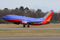 N520SW @ ORF - Southwest Airlines N520SW (FLT SWA1845) departing RWY 5 enroute to Chicago Midway Int'l (KMDW).