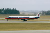 N905JH @ CID - Departing Runway 13 for DFW, light rain