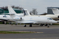 VP-BNS @ EGGW - Newish falcon 900DX at Luton - by Terry Fletcher
