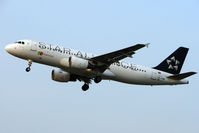 CS-TNP @ EGLL - TAP A320 in Star Alliance colours at Heathrow - by Terry Fletcher