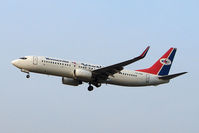 7O-ADM @ EGLL - B737 of the national carrier of Yemen at Heathrow - by Terry Fletcher
