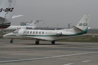 OO-CLX @ EBBR - parked on General Aviation apron (Abelag)
