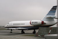 OO-DFG @ EBBR - parked on General Aviation apron (Abelag)