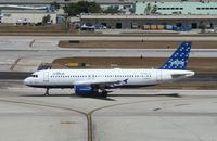N583JB @ KFLL - Airbus A320
