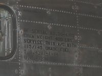 56-4362 @ FFO - 1956 Fairchield UC-123K Povider at the USAF Museum in Dayton, Ohio.  Nicknamed Patches due to the extensive combat damage, over 600 hits, received during her combat career. - by Bob Simmermon