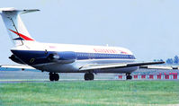 N991VJ @ KSTL - TAken in STL on a foggy morning - by William W Sierra