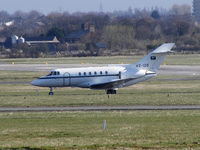 HZ-105 @ EGNR - Royal Saudi Air Force Hawker 800B c/n 258118 - by Chris Hall