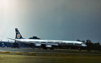 N794FT @ MHZ - DC-8-63 operated by the Flying Tiger Line 1969 - 1978 and later converted to -73 model. Here seen at the Mildenhall Airshow. - by Peter Nicholson
