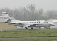 N550CZ @ DTN - Rolling down runway 14 about to lift off into the dense fog at the Shreveport Downtown airport. - by paulp