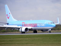 G-FDZF @ EGCC - Thomson - by Chris Hall