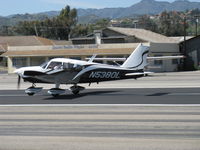 N5380L @ SZP - 1968 Piper PA-28-180 CHEROKEE, Lycoming  O&VO-360 180 Hp, takeoff Runway 22 - by Doug Robertson