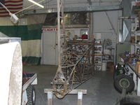 N34673 @ D52 - Fuselage inside ready to begin restoration. - by Terry L. Swann