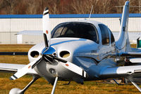N443CD @ N07 - Morning dew rolls off this Cirrus - by Bruce Vinal