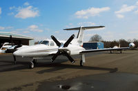 N554DM @ SMQ - A Pretty Cheyenne Parked at Somerset - by Bruce Vinal