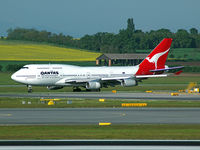 VH-OJU @ VIE - This plane landed in Vienna in May 2008 d/t a mecial emergency an board - by Patrick Radosta