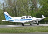 N6643E @ DTN - Turning onto runway 14 at the Shreveport Downtown airport. - by paulp
