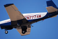 N7774M @ KAPA - On final approach to 17L. - by Bluedharma