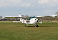 G-ATPT @ EGKH - CESSNA 182J - by Martin Browne