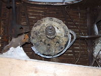 44-2911 @ IAG - The magnesium main wheels didn't last very good. - by Jim Uber