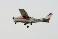 N9648X @ FIT - Gear up leaving Fitchburg
