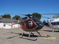 N5286J @ FAT - 369E sitting at Rodger's Helicopters at FAT - by Jacob Roy