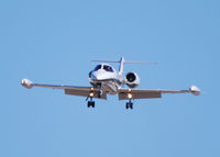 N222BE @ KAPA - On final approach to 17L.