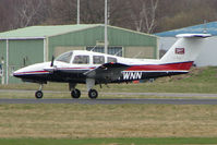 G-TWNN @ EGHH - Beech 76 at Bournemouth - by Terry Fletcher