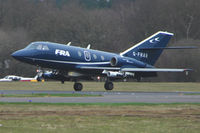 G-FRAR @ EGHH - FRA Falcon 20 at Bournemouth - by Terry Fletcher