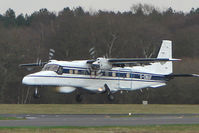 G-OMAF @ EGHH - Cobham's Do228 landing at Bournemouth using Callsign 'Watchdog' - by Terry Fletcher