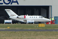 N525FD @ EGHH - Cessna 525 outside the Cega Hangar at Bournemouth