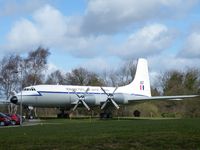 G-AOVF @ EGWC - Britannia preserved at RAF Cosford