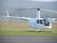 G-MENU @ EGBW - Robinson R44 seen at Wellesbourne - by Simon Palmer