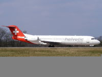 HB-JVF @ EGCC - Helvetic Airways - by Chris Hall