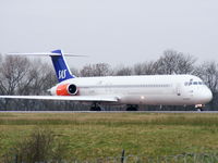 LN-RMS @ EGCC - Scandinavian - by Chris Hall