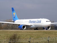 G-OJMC @ EGCC - Thomas Cook - by Chris Hall