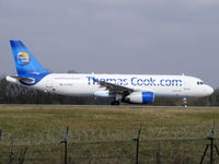 G-VCED @ EGCC - Thomas Cook - by Chris Hall